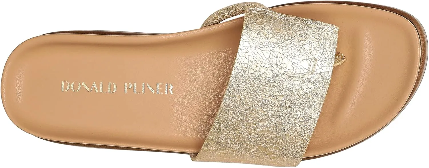 Donald Pliner Women's Fifi Slide Sandals, Women's Summer Sandals, Women’s Shoes, Comfortable Open-Toe Casual Flats