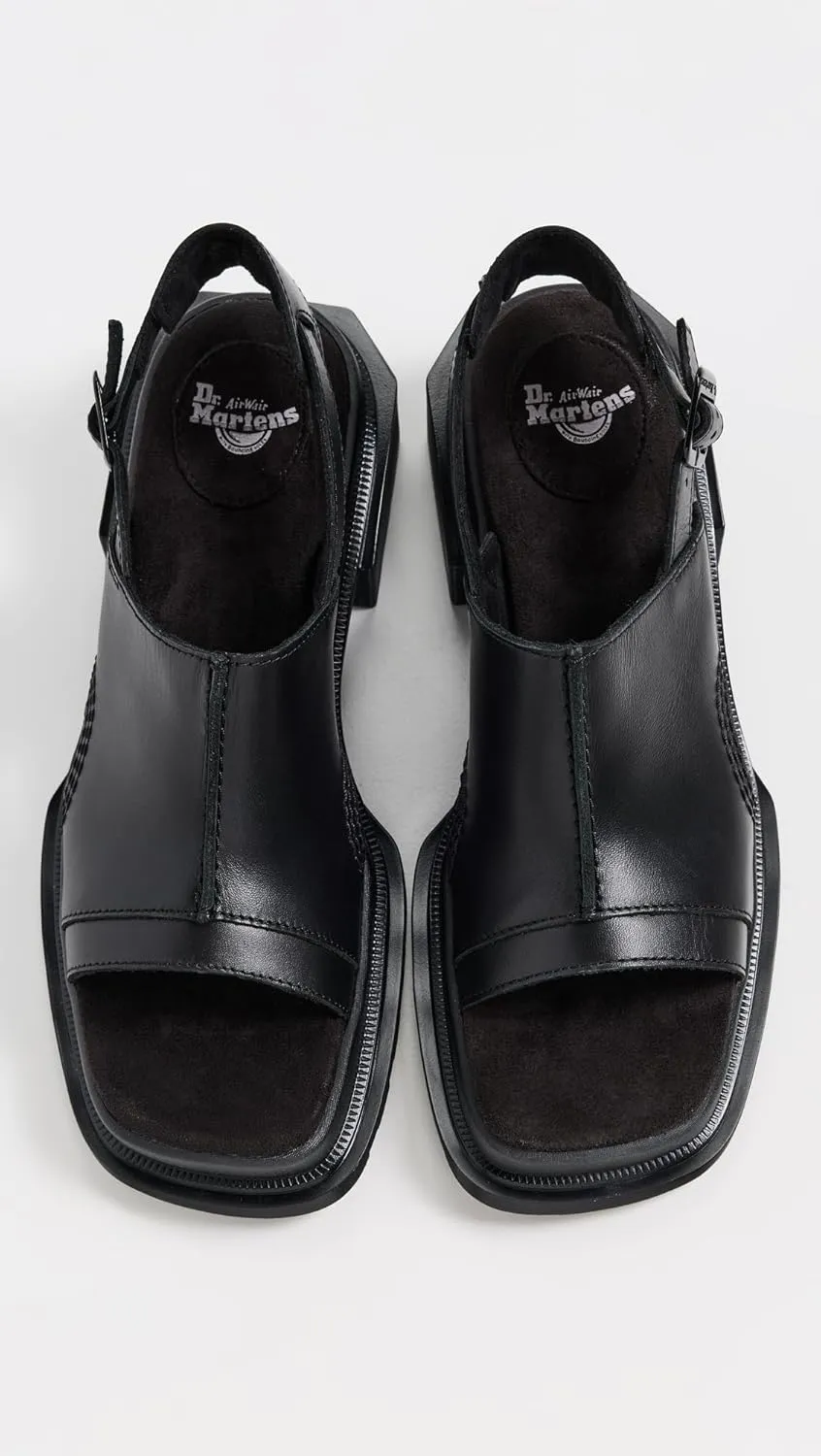 Dr. Martens Women's Maybole Open Toe Black Wanama Sandals