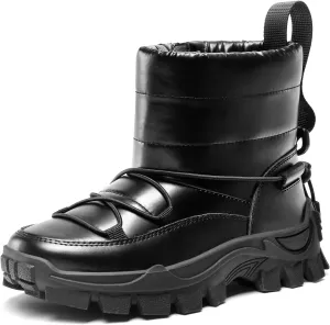 DREAM PAIRS Girls Boys Snow Boots Slip Resistant Outdoor Warm Ankle Winter Shoes Toddler/Little Kid