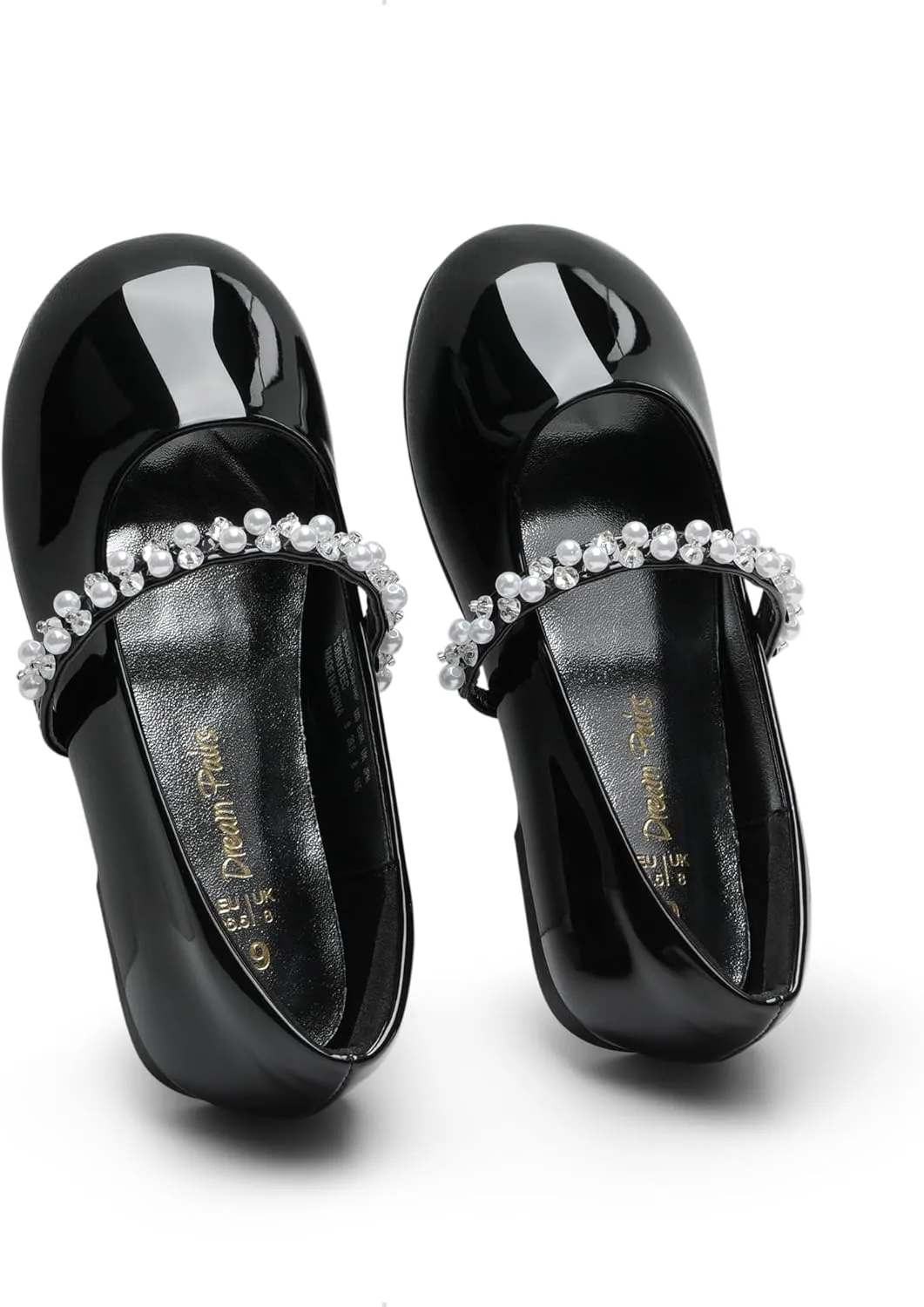 DREAM PAIRS Girls Mary Jane Dress Shoes Ballerina Flats for Wedding, Party (Toddler/Little Kid/Big Kid)
