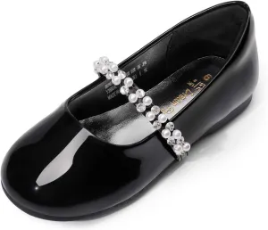 DREAM PAIRS Girls Mary Jane Dress Shoes Ballerina Flats for Wedding, Party (Toddler/Little Kid/Big Kid)