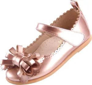 EIGHT KM Toddler Girls Dress Shoes – Girls Mary Jane Shoes | Mary Jane Flats - Ballet Flats – Party, Flower Girl, Wedding Dress Shoes for Girls – Comfortable & Non-Slip Design for Ages up to 7