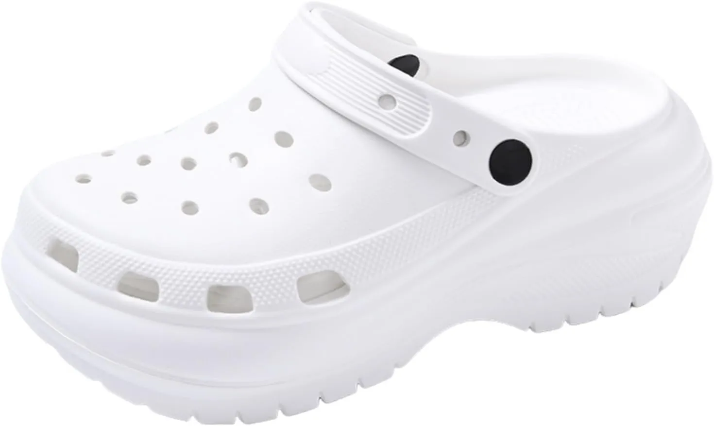 Fashion comfortable platform clogs for women, 5 to 7CM height - increasing, cloud slides, Casual pillows sandals, beach shoes, cute sandals