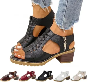 FETNHU Libiyi Sandals, Summer Ultra-Comfy Wedge Sandal, Libiyi Womens Comfy Orthotic Sandals, Libiyi Shoes for Women (Black,10)