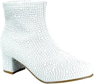 Forever Kids Rhinestone Ankle booties