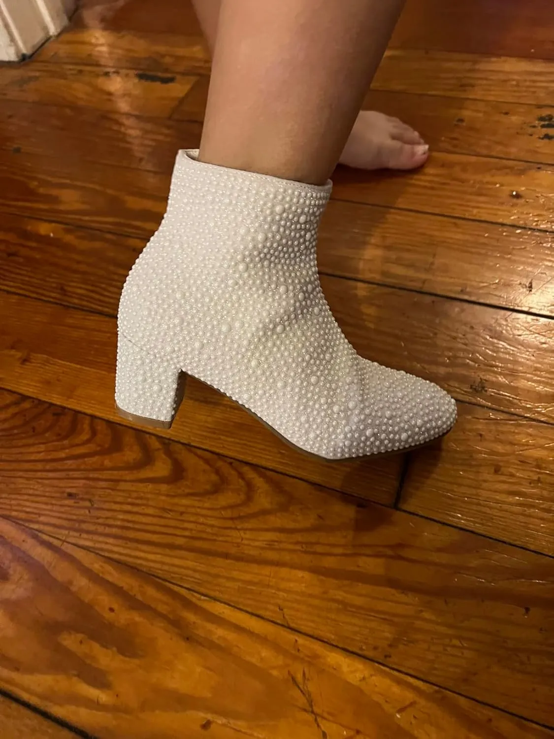Forever Kids Rhinestone Ankle booties
