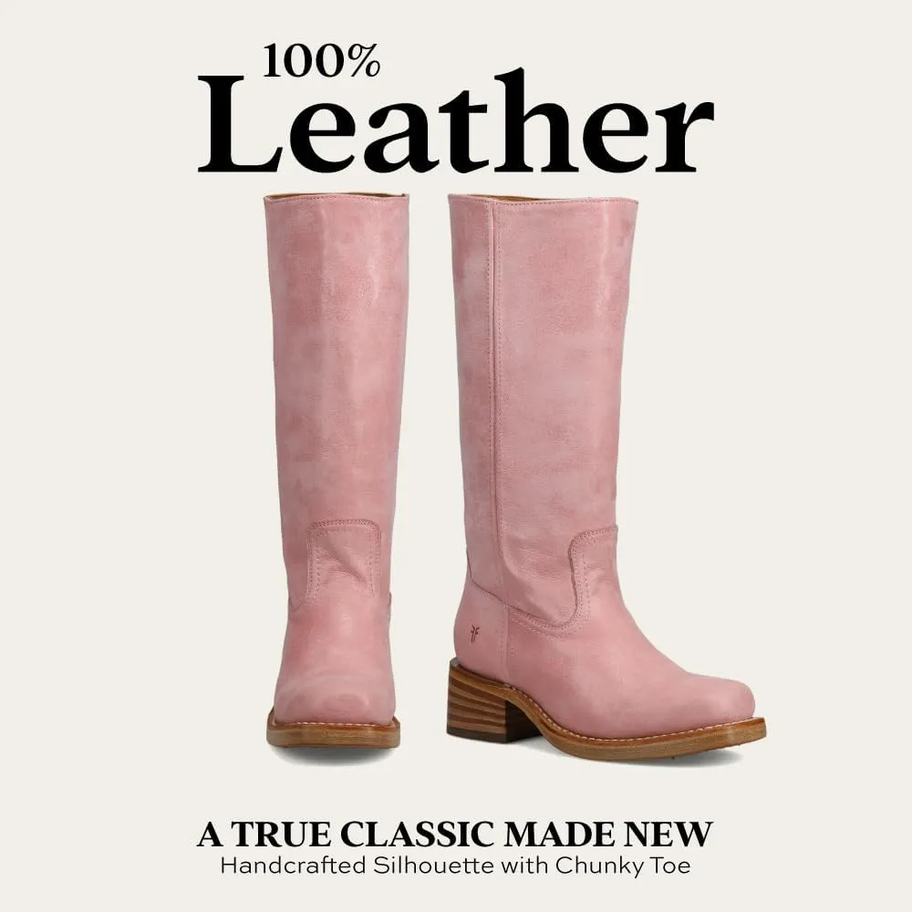 Frye Campus 14L Iconic Tall Boots for Women Crafted from Signature Montana Leather with Genuine Stitch Welt Construction and Stacked Leather Heel