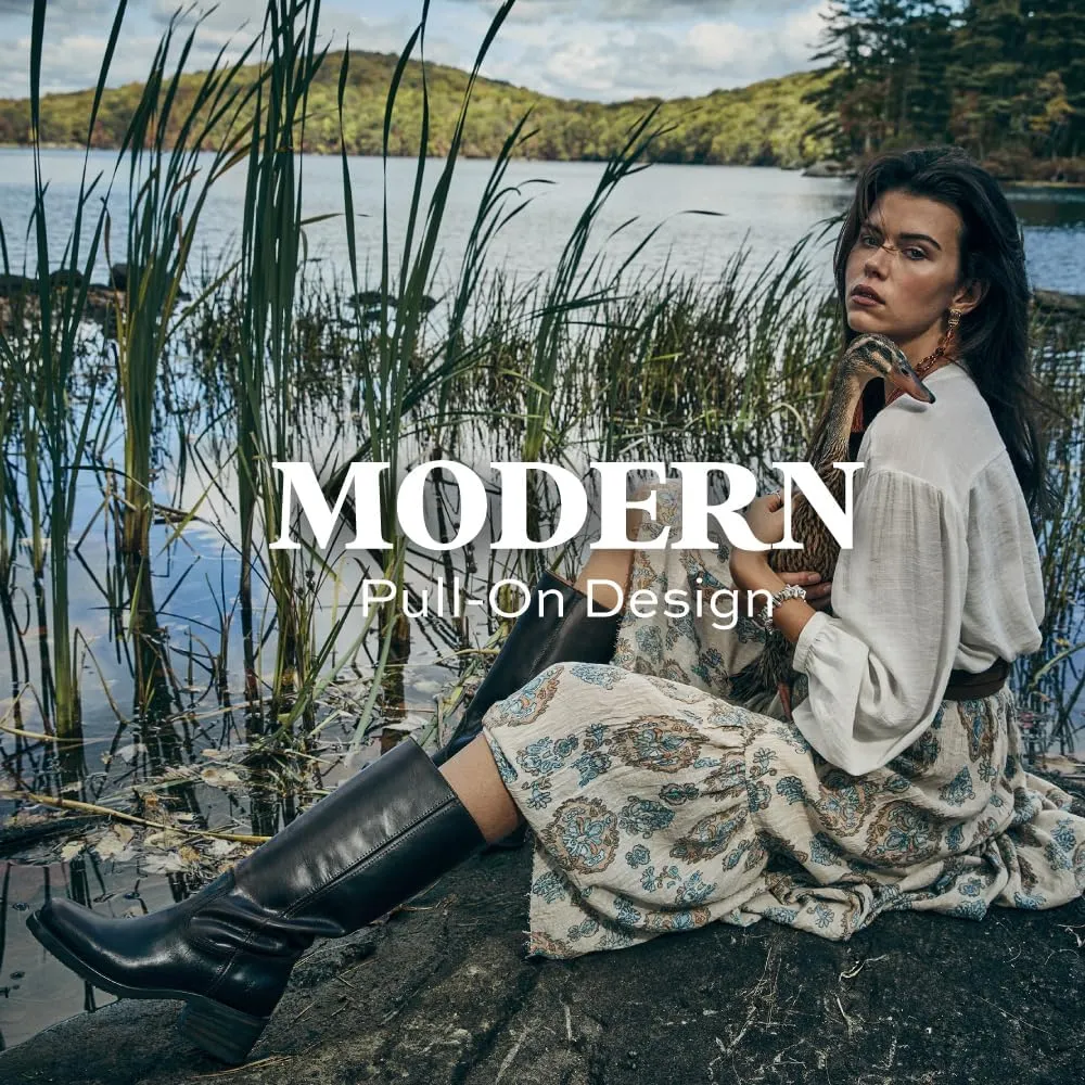 Frye Campus 14L Iconic Tall Boots for Women Crafted from Signature Montana Leather with Genuine Stitch Welt Construction and Stacked Leather Heel
