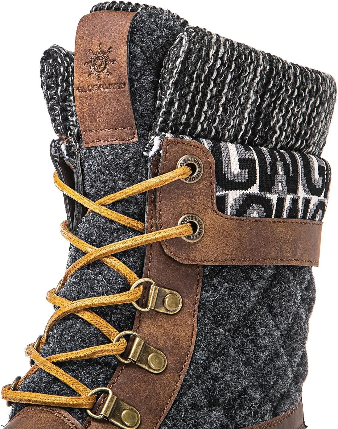 GLOBALWIN Women's Waterproof Winter Boots Snow Boots For Women