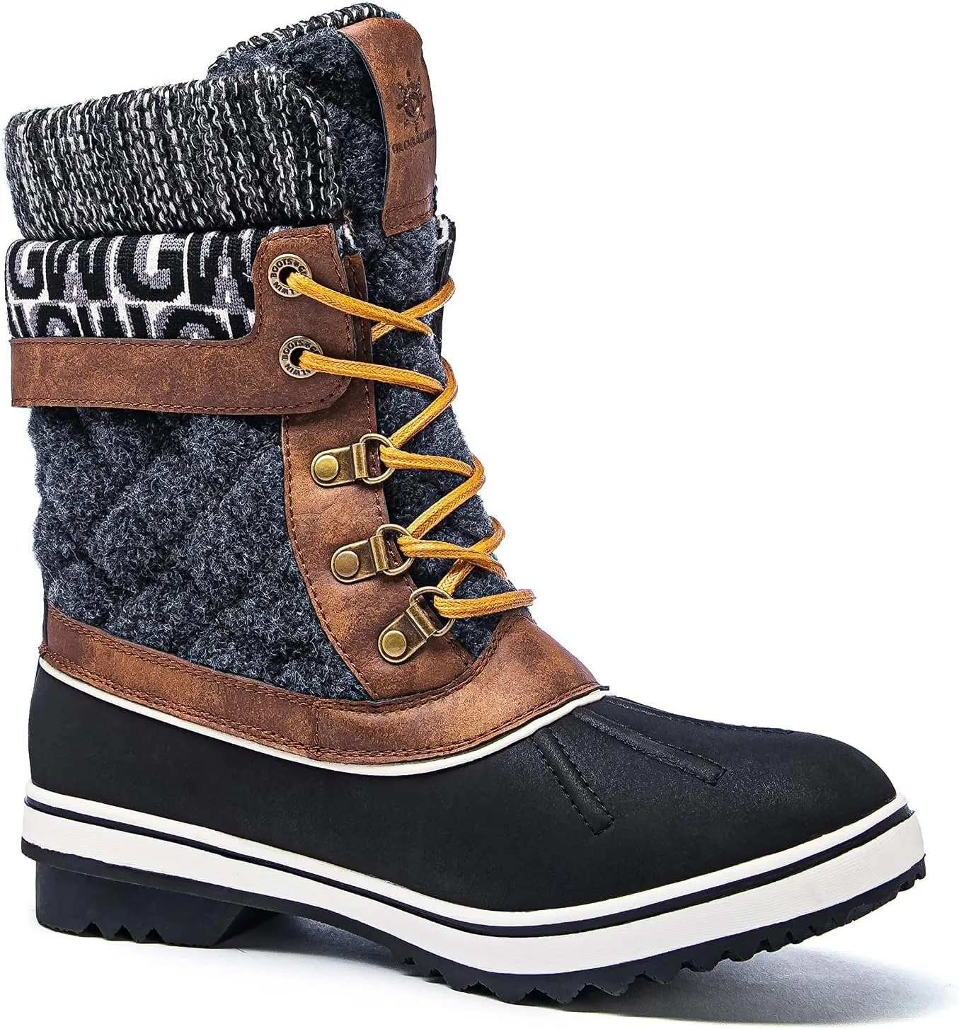 GLOBALWIN Women's Waterproof Winter Boots Snow Boots For Women