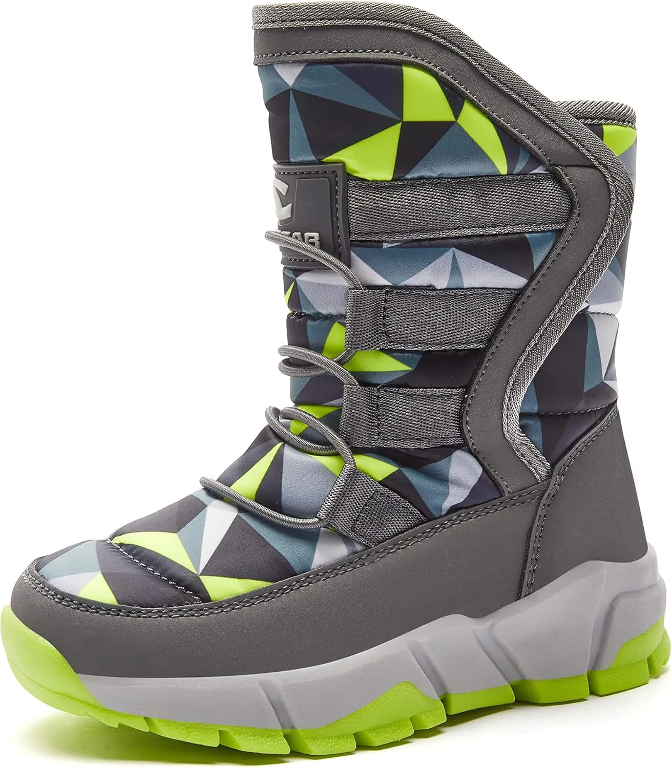 GUBARUN Boys Snow Boots Winter Waterproof Slip Resistant Cold Weather Shoes (Toddler/Little Kid/Big Kid)
