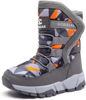 GUBARUN Boys Snow Boots Winter Waterproof Slip Resistant Cold Weather Shoes (Toddler/Little Kid/Big Kid)