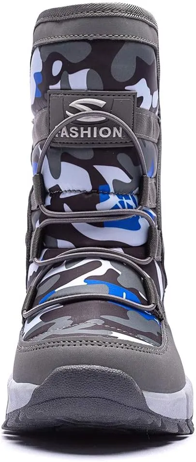 GUBARUN Boys Snow Boots Winter Waterproof Slip Resistant Cold Weather Shoes (Toddler/Little Kid/Big Kid)