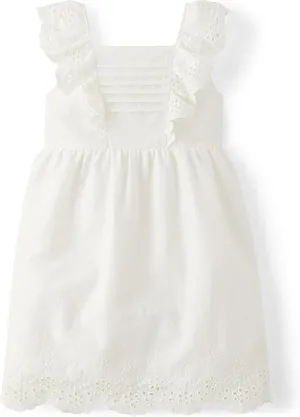 Gymboree,and Toddler Sleeveless Dresses,Simply White,12