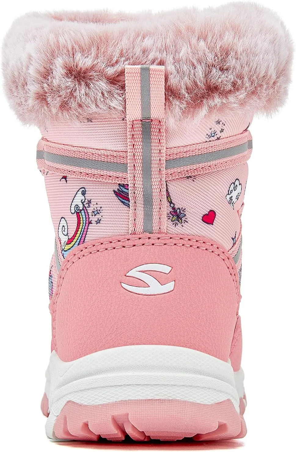 HOBIBEAR Boys Girls Toddler Snow Boots Waterproof Slip Resistant Outdoor Winter Boot Shoes(Toddler/Little Kids/Big Kids)