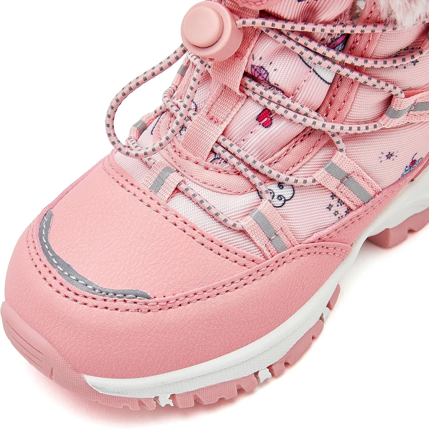 HOBIBEAR Boys Girls Toddler Snow Boots Waterproof Slip Resistant Outdoor Winter Boot Shoes(Toddler/Little Kids/Big Kids)