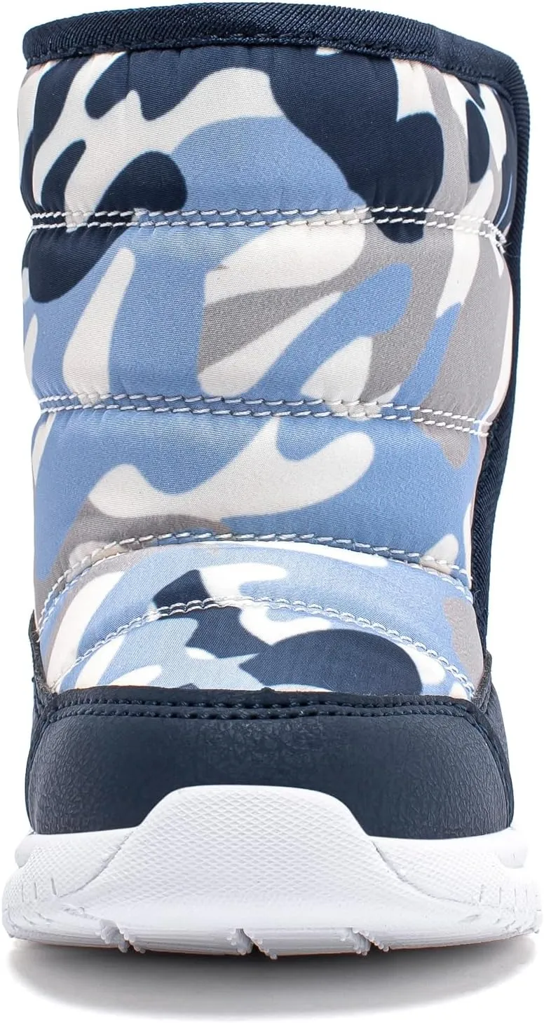 HOBIBEAR Boys Girls Toddler Snow Boots Waterproof Slip Resistant Outdoor Winter Shoes(Toddler/Little Kids/Big Kids)