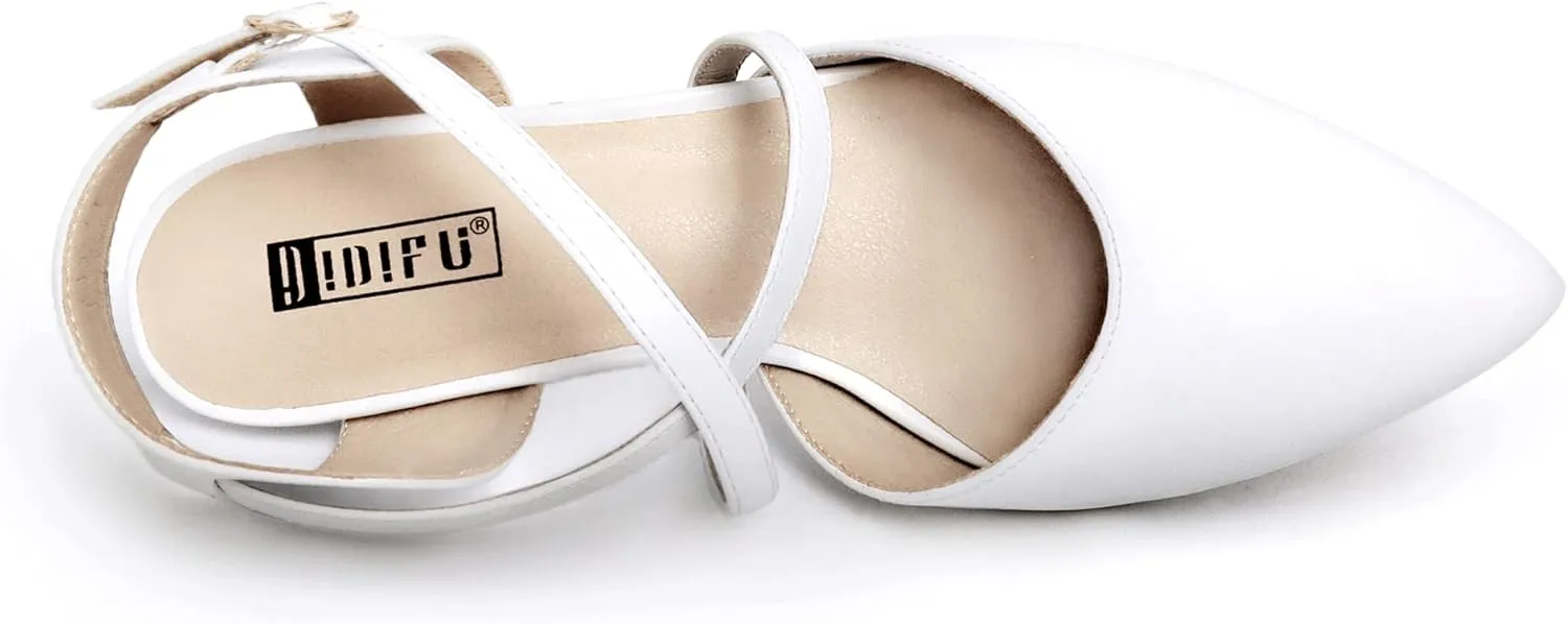 IDIFU Women's Sequins Wedding Kitten Small Heel Shoes Ankle Strap Bridal Bride Dance Dress Shoes - Silver Gold Black