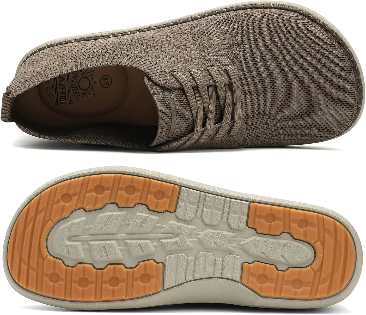 ITAZERO Men Wide Width Shoes - Wide Casual Walking Shoes for Big and Tall Men - Big Size Men's Loafers & Slip-ons for Diabetes Plantar Fasciitis