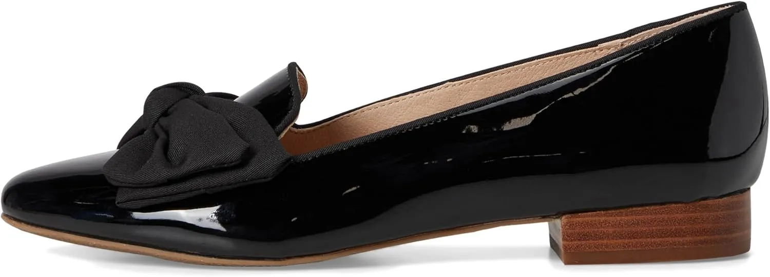 Jack Rogers Women's Brookline Bow Loafers-Patent