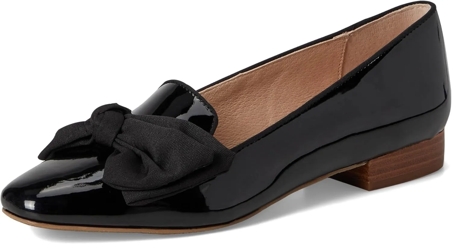 Jack Rogers Women's Brookline Bow Loafers-Patent
