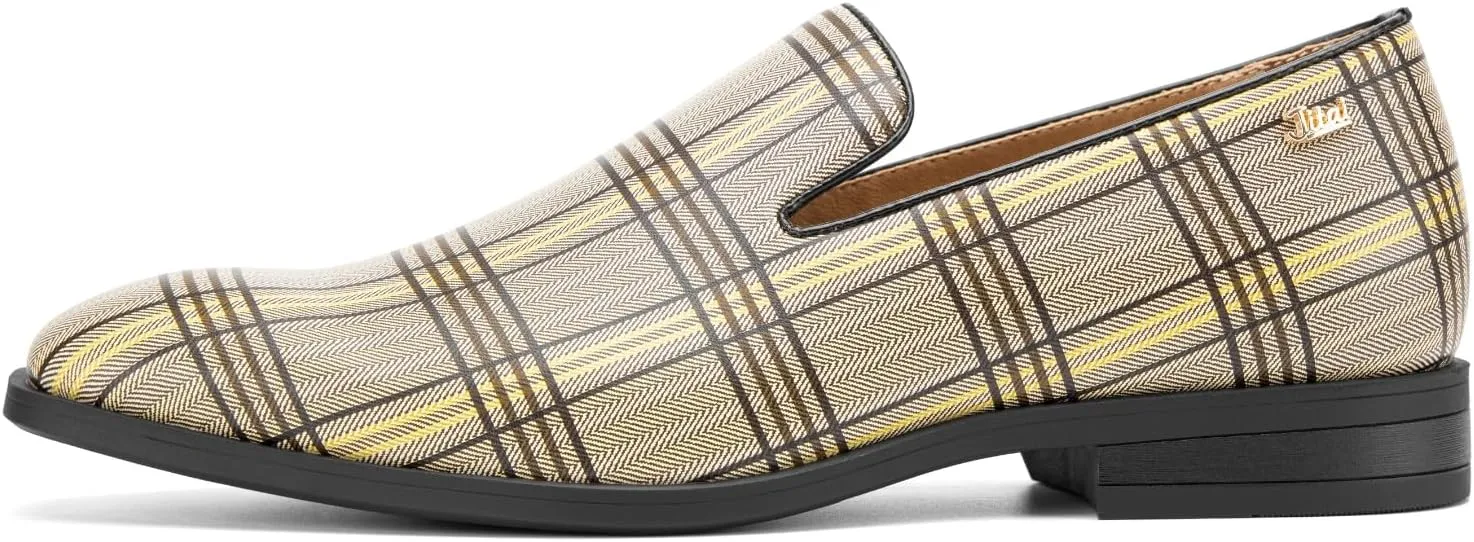 JITAI Luxury Men Shoes Black Loafers Leather Men 's Casual Shoes Brand Comfortable