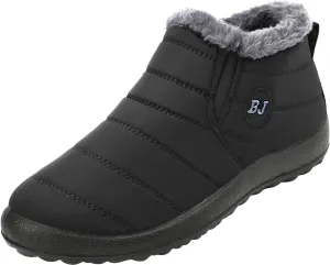 JOINFREE Winter Snow Boots for Women Men Anti-Skid House Shoes Ankle Boots Indoor Outdoor