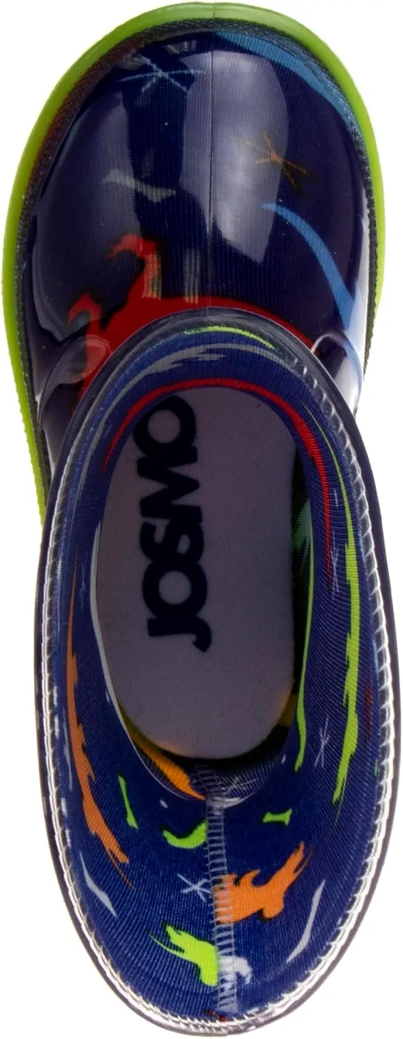 Josmo Boy's Unisex Kids Fun Colors Outdoor Rain Boot