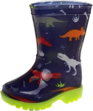 Josmo Boy's Unisex Kids Fun Colors Outdoor Rain Boot