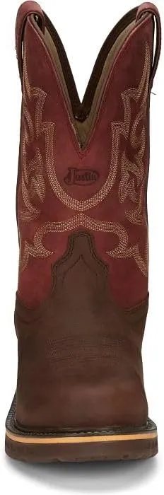 Justin Boots Men's CR4007 Resistor 11" Waterproof Work Boot