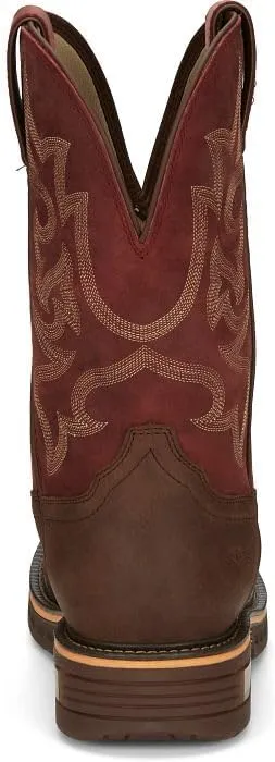 Justin Boots Men's CR4007 Resistor 11" Waterproof Work Boot