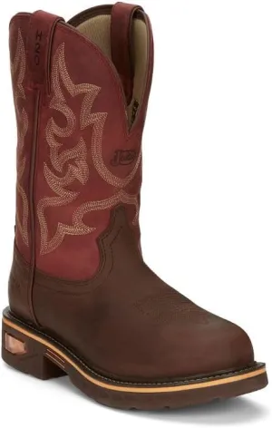 Justin Boots Men's CR4007 Resistor 11" Waterproof Work Boot