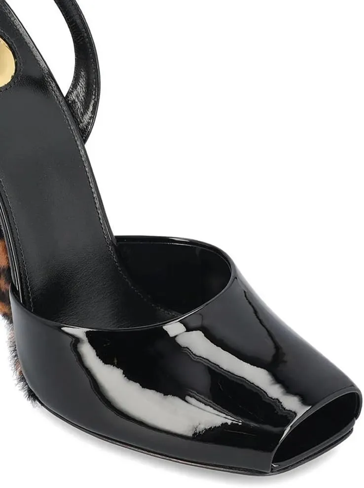 Kluolandi Women's Peep Toe Wedges Heels Patent Leather Ankle Strap Wedge Sandals for Women Fashion Party Dress Shoes