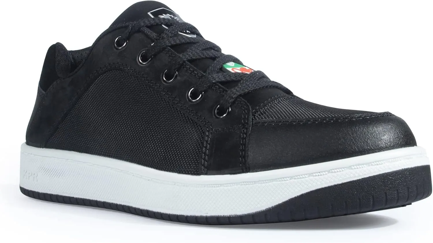 KPR Safety I886 Men's ASTM Approved Athletic Safety Work Shoes Composite Toe Waterproof Nubuck Leather Antislip ESR Wide Width