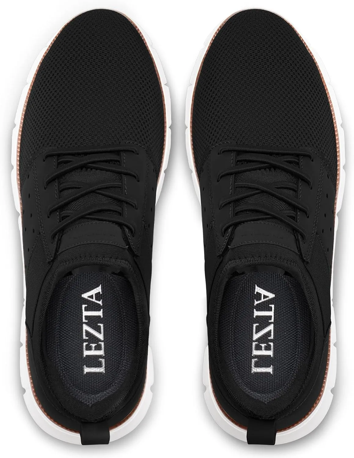 LEZTA Men‘s Casual Shoes Fashion Sneakers Quickly Put on Men's Dress Shoes Lightweight Breathable Mesh Oxfords Walking Shoes