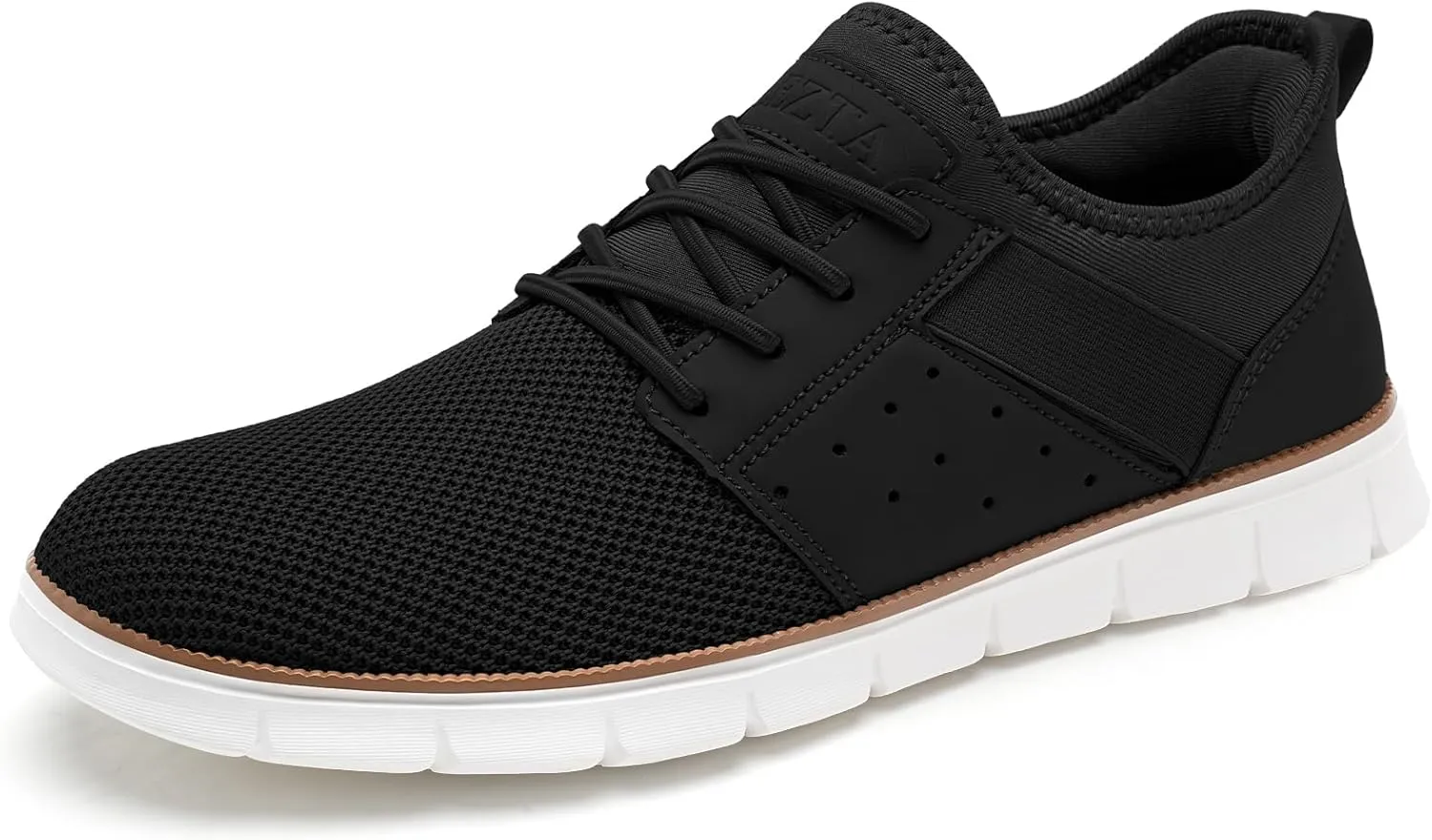 LEZTA Men‘s Casual Shoes Fashion Sneakers Quickly Put on Men's Dress Shoes Lightweight Breathable Mesh Oxfords Walking Shoes