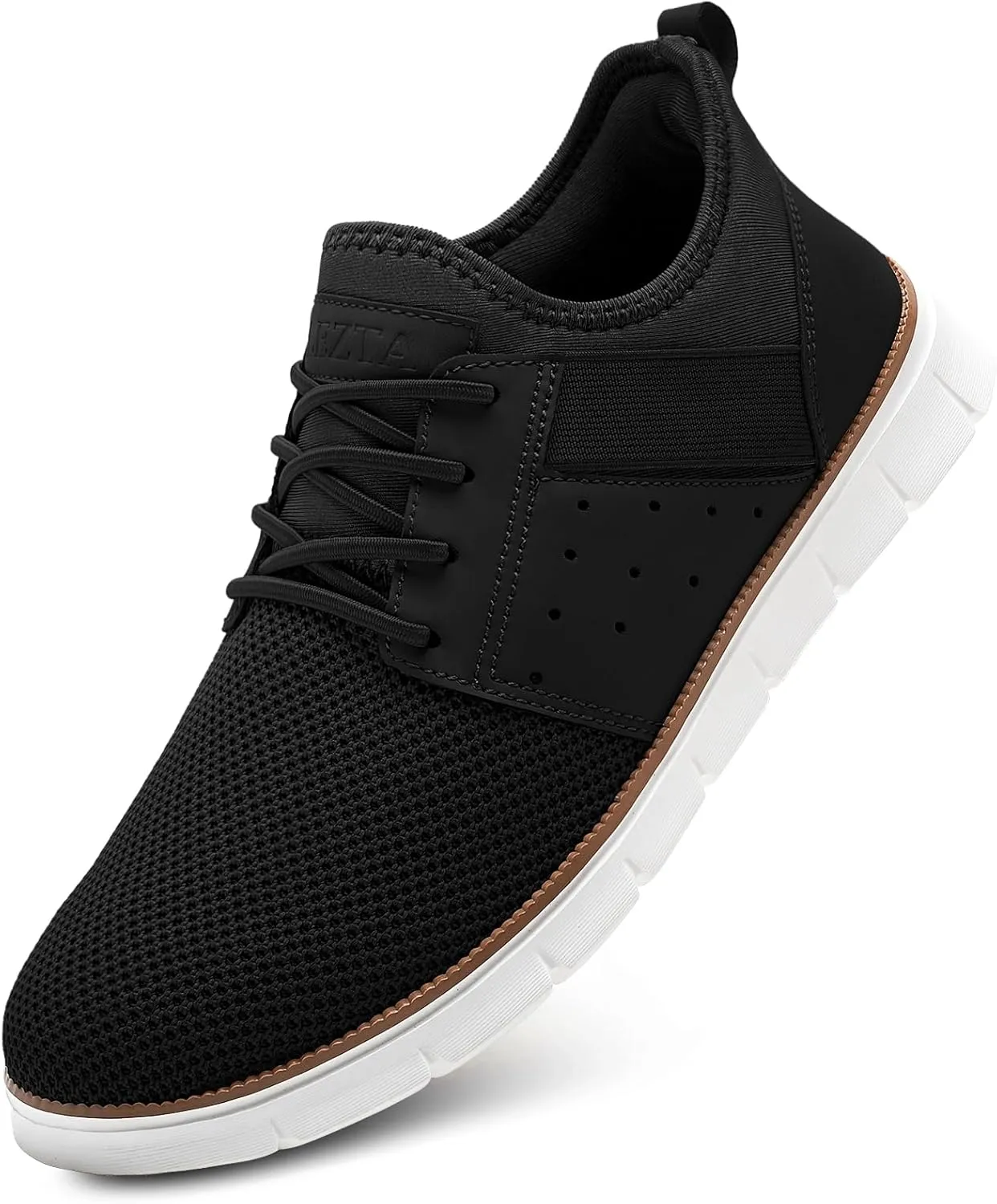 LEZTA Men‘s Casual Shoes Fashion Sneakers Quickly Put on Men's Dress Shoes Lightweight Breathable Mesh Oxfords Walking Shoes