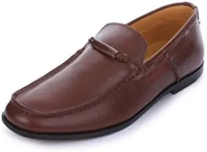 LIBERTYZENO Mens Genuine Leather Adults Tassel Loafer Slip On Dress Shoes for Prom Graduation
