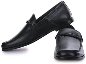 LIBERTYZENO Mens Genuine Leather Adults Tassel Loafer Slip On Dress Shoes for Prom Graduation