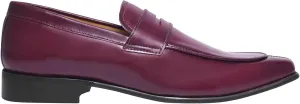 LIBERTYZENO Mens Penny Genuine Leather Adults Loafers Slip On Shoes for Prom Graduation
