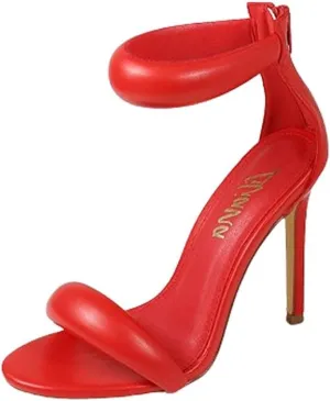 Liliana Women's Open Toe High Heels Stiletto Heeled Sandals