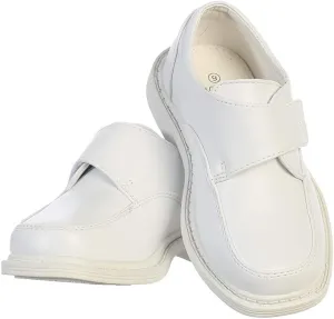 Lito Children's Wear Boys Dress Shoes White, Big and Little Kids, First Communion, Wedding, Graduation, Church, Toddler, Youth, Formal, Loafers (Size 12T, White)