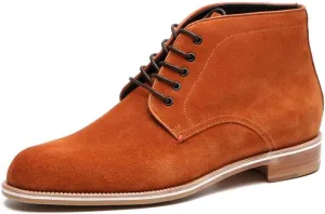 Men Ankle Boots Office Show Holiday Business Party For Club The First Layer Of Cowhide