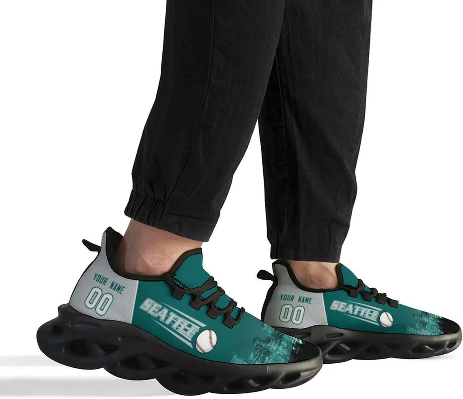 Men Custom Baseball Shoes Workout Shoes Flex Control Sneakers Breathable Lightweight Fashion Sports Personized Name