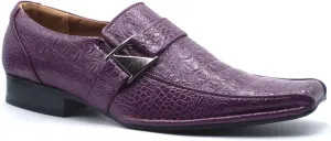 Men's 99344 Classic Square Toe Slip On Loafers Casual Dress Shoes