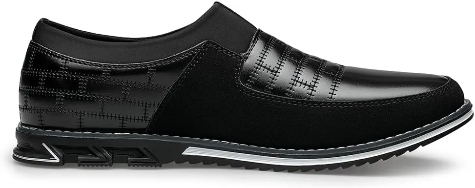 Men's Dress Shoes Wide Width, Comfort Dress Sneakers Men Fashion Business Casual Oxford Shoes Soft Loafers Derby Shoe for Office Working Driving Walking