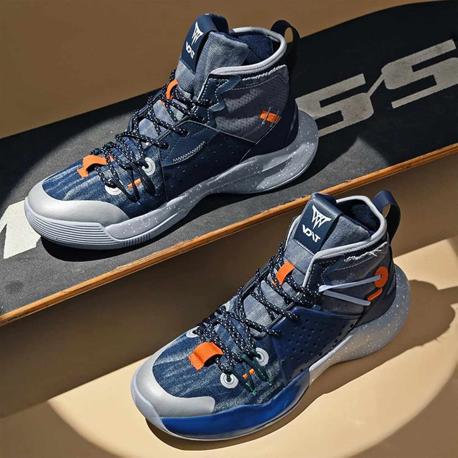 Men's High Top Basketball Shoes Fashion Running Sneakers Non Slip Training Athletic Shoes