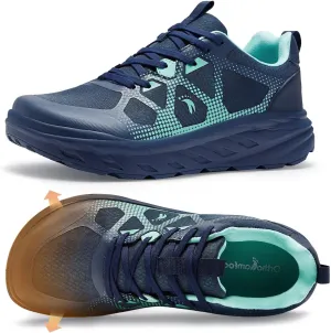 Men's Orthopedic Diabetic Wide Running Shoes: Comfortable Casual Arch Support Plantar Fasciitis Sports Sneakers, High Arch Swollen Outdoor Work Tennis Walking Shoes for Foot and Heel Pain Relief