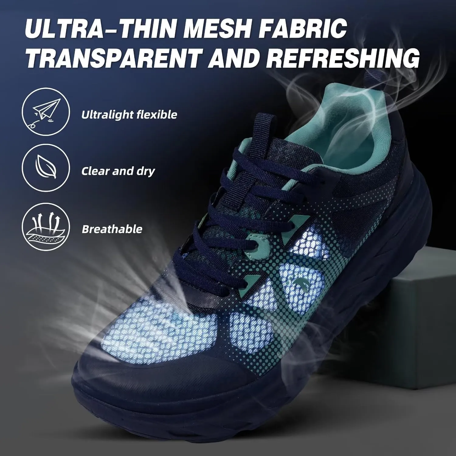 Men's Orthopedic Diabetic Wide Running Shoes: Comfortable Casual Arch Support Plantar Fasciitis Sports Sneakers, High Arch Swollen Outdoor Work Tennis Walking Shoes for Foot and Heel Pain Relief