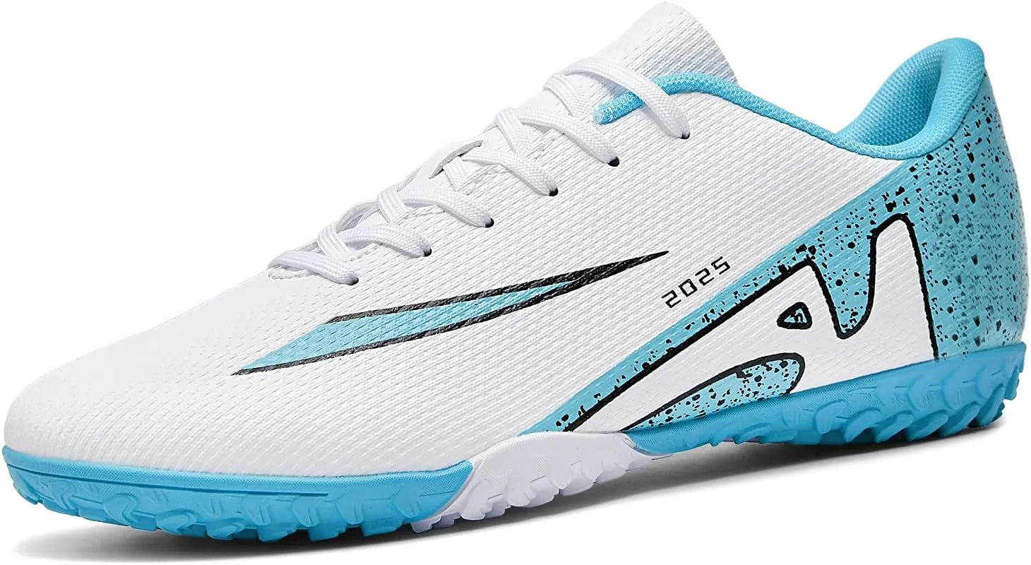 Mens Soccer Cleats Womens Indoor Soccer Shoes Wide Baseball Turf Shoes Adult Youth Rugby Shoes Big Boys Small Spikes AG TF Football Boots